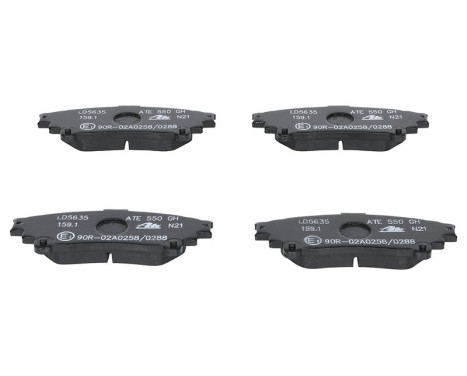 Brake Pad Set, disc brake ATE Ceramic 13.0470-5635.2, Image 2