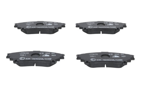 Brake Pad Set, disc brake ATE Ceramic 13.0470-5635.2, Image 2