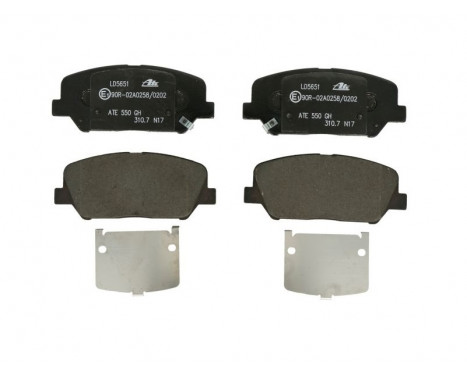 Brake Pad Set, disc brake ATE Ceramic 13.0470-5651.2