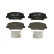 Brake Pad Set, disc brake ATE Ceramic 13.0470-5651.2