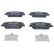 Brake Pad Set, disc brake ATE Ceramic 13.0470-5651.2, Thumbnail 3