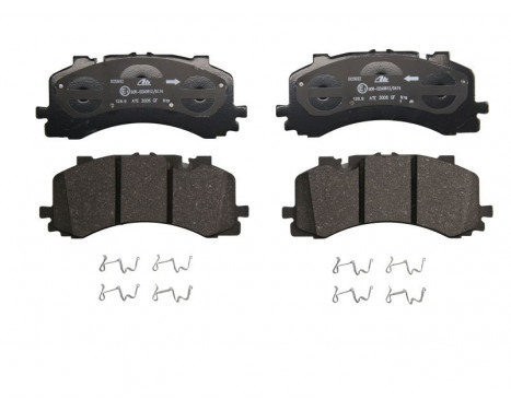 Brake Pad Set, disc brake ATE Ceramic 13.0470-5692.2