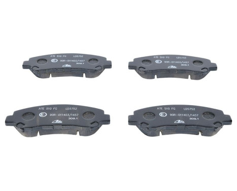 Brake Pad Set, disc brake ATE Ceramic 13.0470-5752.2, Image 4