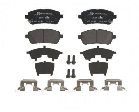 Brake Pad Set, disc brake ATE Ceramic 13.0470-5794.2