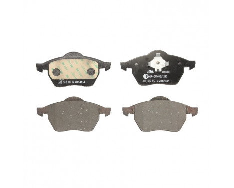 Brake Pad Set, disc brake ATE Ceramic 13.0470-7081.2