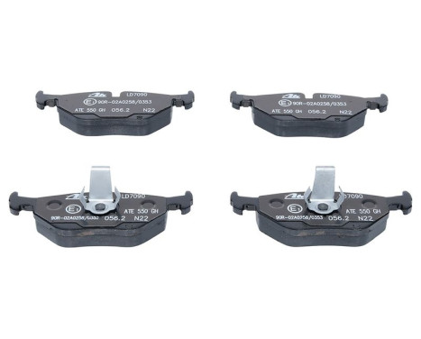 Brake Pad Set, disc brake ATE Ceramic 13.0470-7090.2, Image 4