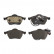 Brake Pad Set, disc brake ATE Ceramic 13.0470-7110.2