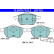 Brake Pad Set, disc brake ATE Ceramic 13.0470-7122.2, Thumbnail 3