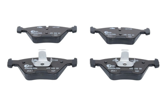 Brake Pad Set, disc brake ATE Ceramic 13.0470-7155.2, Image 4