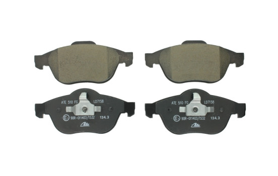 Brake Pad Set, disc brake ATE Ceramic 13.0470-7158.2