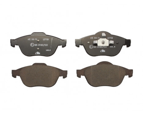 Brake Pad Set, disc brake ATE Ceramic 13.0470-7159.2
