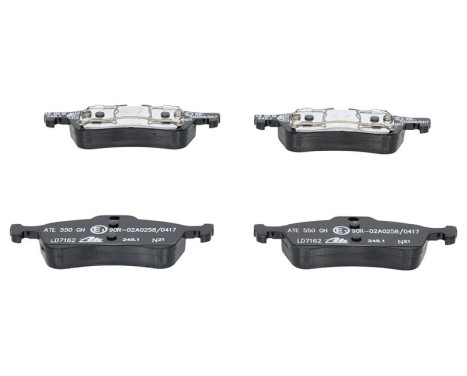 Brake Pad Set, disc brake ATE Ceramic 13.0470-7162.2, Image 4