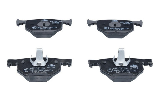 Brake Pad Set, disc brake ATE Ceramic 13.0470-7168.2, Image 4