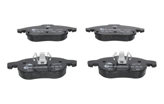 Brake Pad Set, disc brake ATE Ceramic 13.0470-7172.2, Image 4