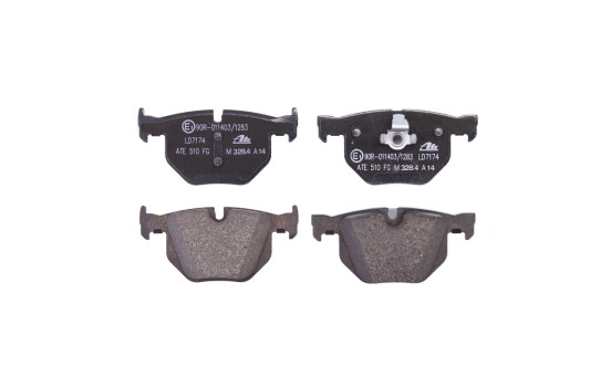 Brake Pad Set, disc brake ATE Ceramic 13.0470-7174.2