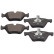 Brake Pad Set, disc brake ATE Ceramic 13.0470-7176.2