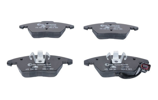 Brake Pad Set, disc brake ATE Ceramic 13.0470-7184.2, Image 4