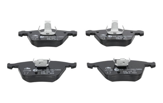 Brake Pad Set, disc brake ATE Ceramic 13.0470-7188.2, Image 4