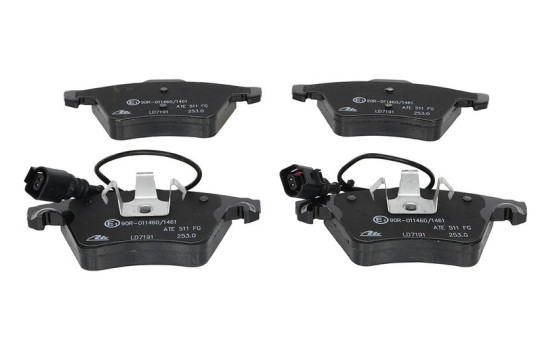 Brake Pad Set, disc brake ATE Ceramic 13.0470-7191.2, Image 4