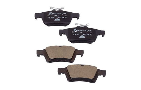 Brake Pad Set, disc brake ATE Ceramic 13.0470-7195.2