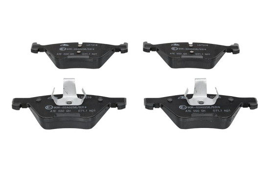 Brake Pad Set, disc brake ATE Ceramic 13.0470-7216.2, Image 4