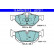 Brake Pad Set, disc brake ATE Ceramic 13.0470-7217.2, Thumbnail 3