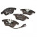 Brake Pad Set, disc brake ATE Ceramic 13.0470-7226.2