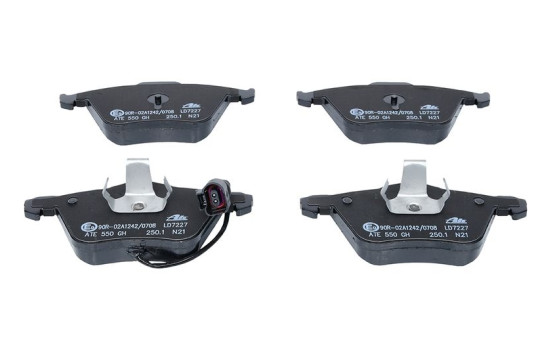 Brake Pad Set, disc brake ATE Ceramic 13.0470-7227.2, Image 4