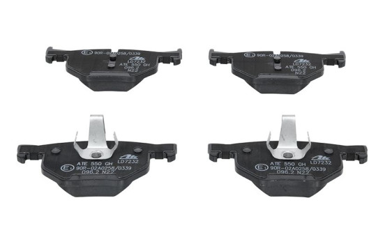 Brake Pad Set, disc brake ATE Ceramic 13.0470-7232.2, Image 4