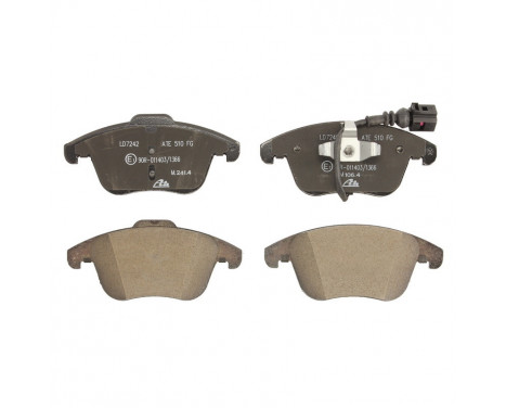 Brake Pad Set, disc brake ATE Ceramic 13.0470-7242.2