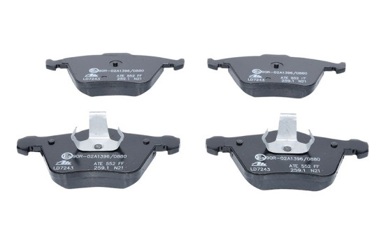 Brake Pad Set, disc brake ATE Ceramic 13.0470-7243.2, Image 4