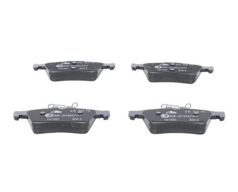 Brake Pad Set, disc brake ATE Ceramic 13.0470-7251.2, Image 4