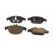 Brake Pad Set, disc brake ATE Ceramic 13.0470-7257.2