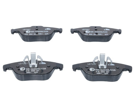 Brake Pad Set, disc brake ATE Ceramic 13.0470-7257.2, Image 4