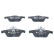 Brake Pad Set, disc brake ATE Ceramic 13.0470-7257.2, Thumbnail 4