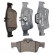 Brake Pad Set, disc brake ATE Ceramic 13.0470-7259.2