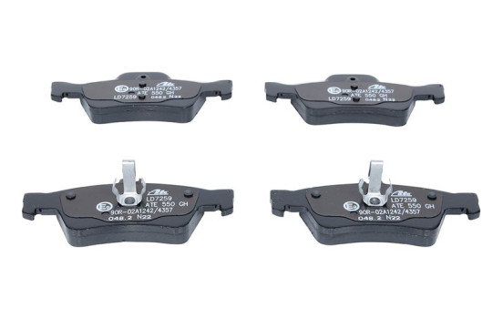 Brake Pad Set, disc brake ATE Ceramic 13.0470-7259.2, Image 4
