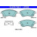 Brake Pad Set, disc brake ATE Ceramic 13.0470-7262.2, Thumbnail 3