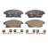 Brake Pad Set, disc brake ATE Ceramic 13.0470-7263.2