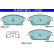 Brake Pad Set, disc brake ATE Ceramic 13.0470-7263.2, Thumbnail 3