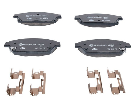 Brake Pad Set, disc brake ATE Ceramic 13.0470-7263.2, Image 4