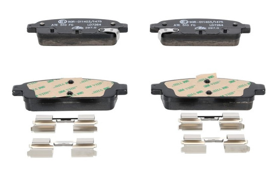 Brake Pad Set, disc brake ATE Ceramic 13.0470-7264.2, Image 4