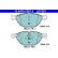 Brake Pad Set, disc brake ATE Ceramic 13.0470-7267.2