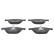 Brake Pad Set, disc brake ATE Ceramic 13.0470-7267.2, Thumbnail 2