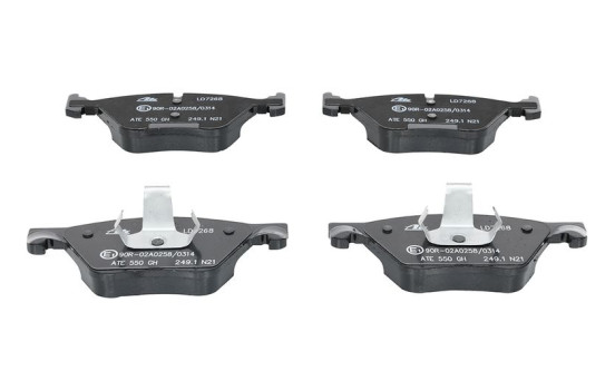 Brake Pad Set, disc brake ATE Ceramic 13.0470-7268.2, Image 4