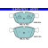 Brake Pad Set, disc brake ATE Ceramic 13.0470-7272.2