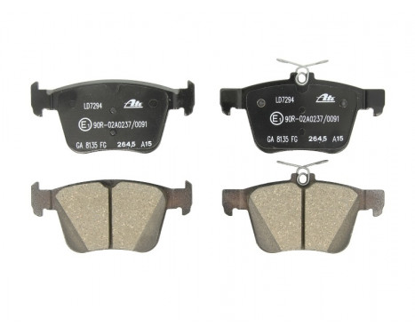 Brake Pad Set, disc brake ATE Ceramic 13.0470-7275.2