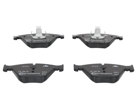 Brake Pad Set, disc brake ATE Ceramic 13.0470-7275.2, Image 3