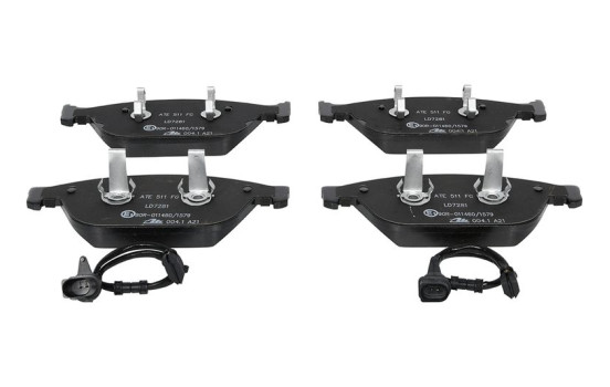 Brake Pad Set, disc brake ATE Ceramic 13.0470-7281.2, Image 2