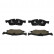 Brake Pad Set, disc brake ATE Ceramic 13.0470-7282.2